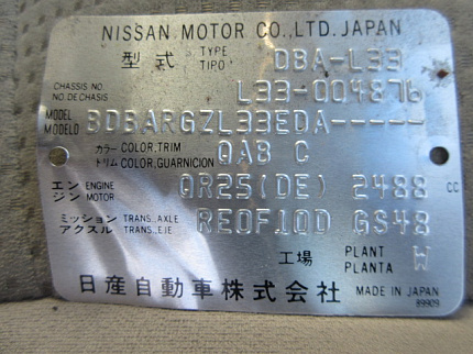 Nissan Teana 